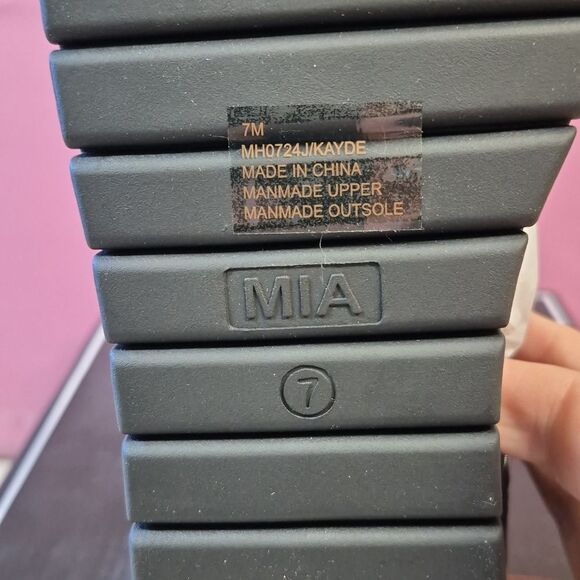 MIA Kayde Size 7M Or 8.5M Black Gladiator Sandal - New - Picture 6 of 8